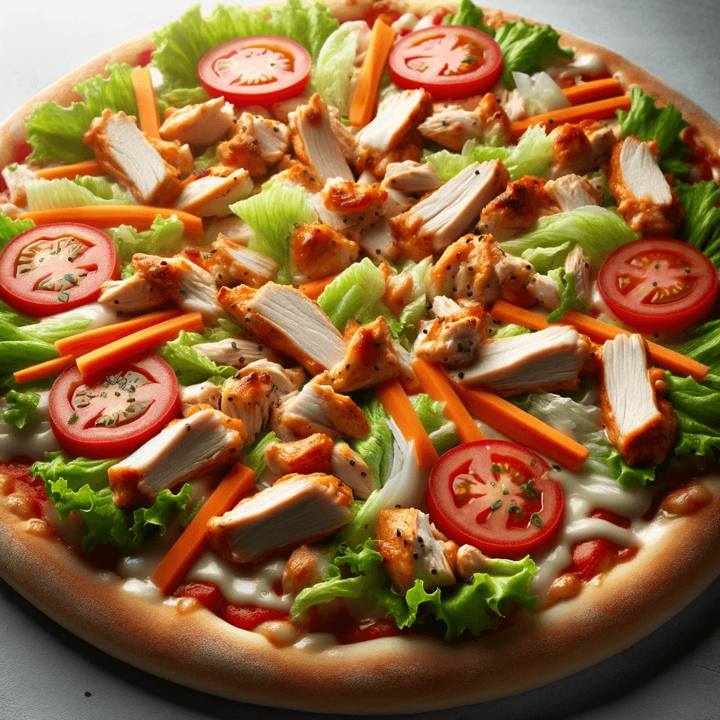 A delectable pizza