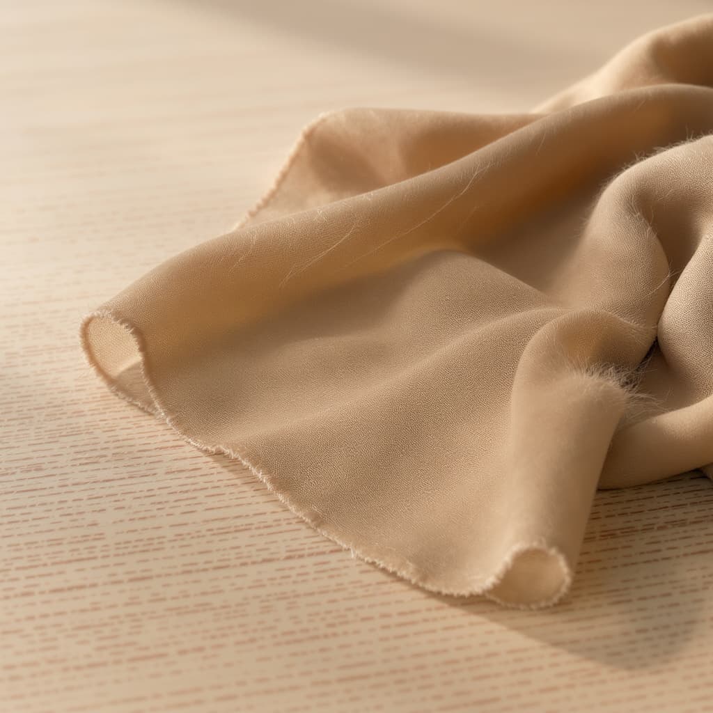 AI generated: the fur scarf should be thin 


