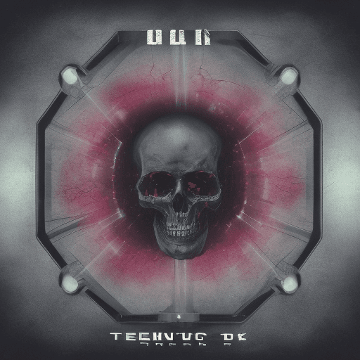 AI generated: techno dark cover album design, something which is making thinking to soak up
