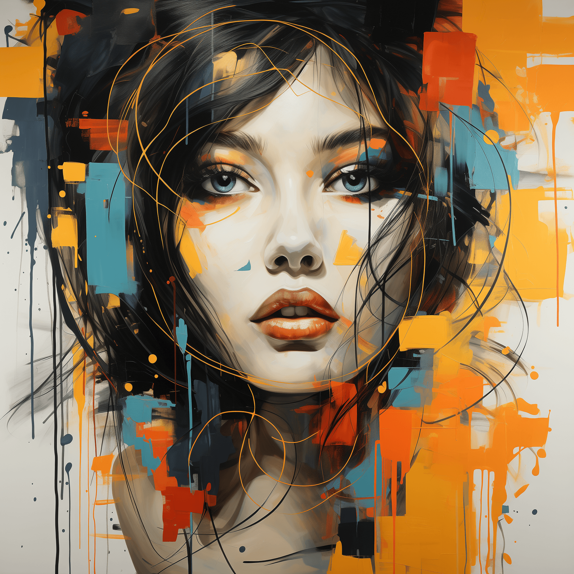 AI generated: Artistic fusion of various styles and mediums, creating a visually stunning and eclectic artwork. Co...