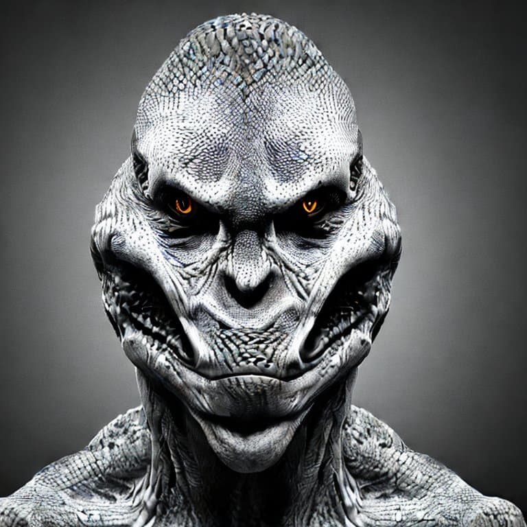 AI generated: 👽 Criatura Extraterrestre creada por IA.
 Les dejo el prompt que usé por si les sirve como guia: A...