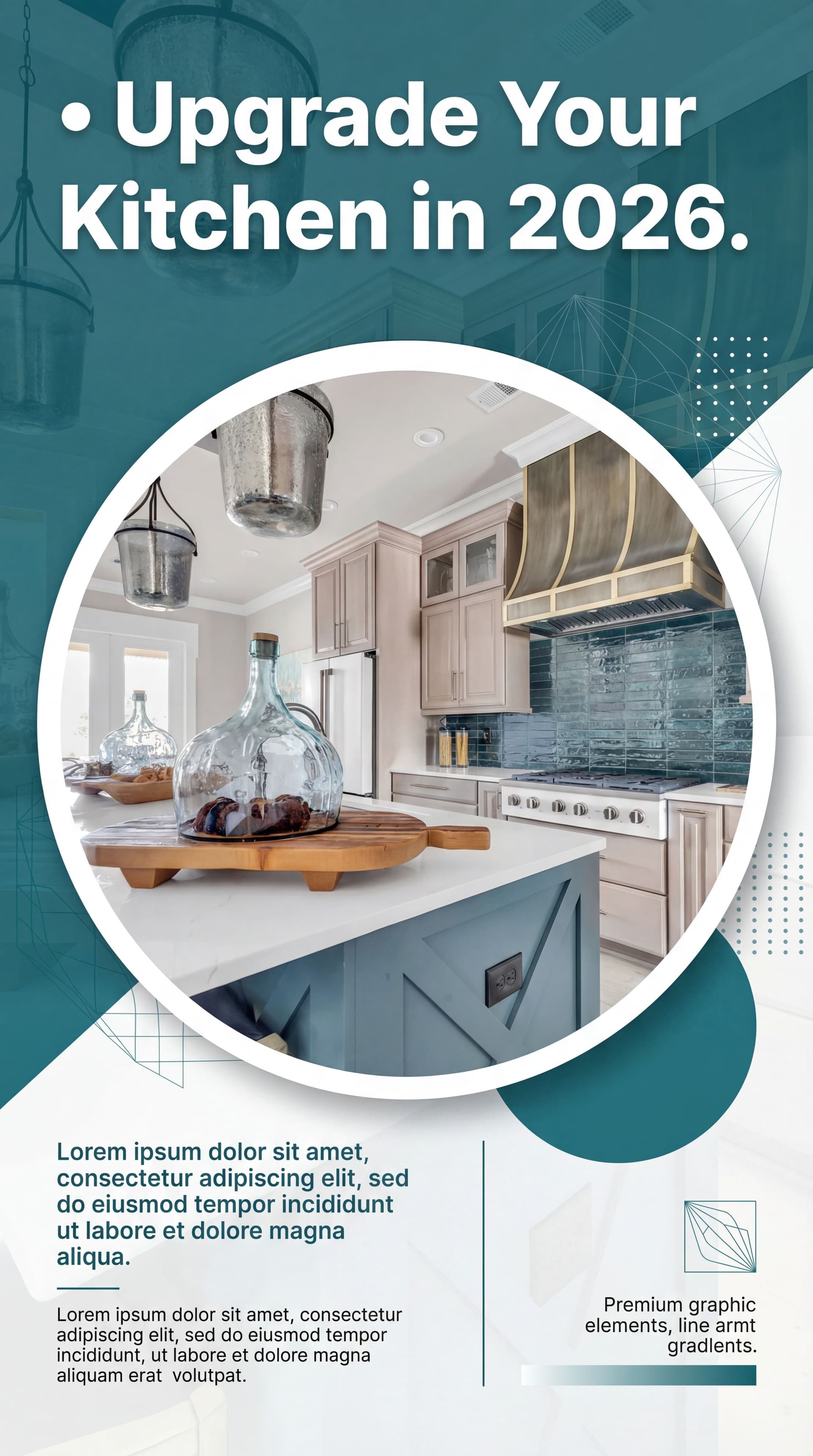 AI generated: A high-end graphic design composition with a professional editorial layout. The background features ...