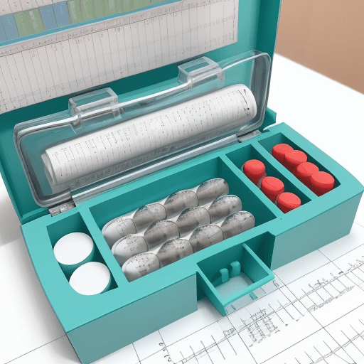 AI generated: I need an innovative design of weekly pill box. There are pill boxers with AM and PM compartments fo...