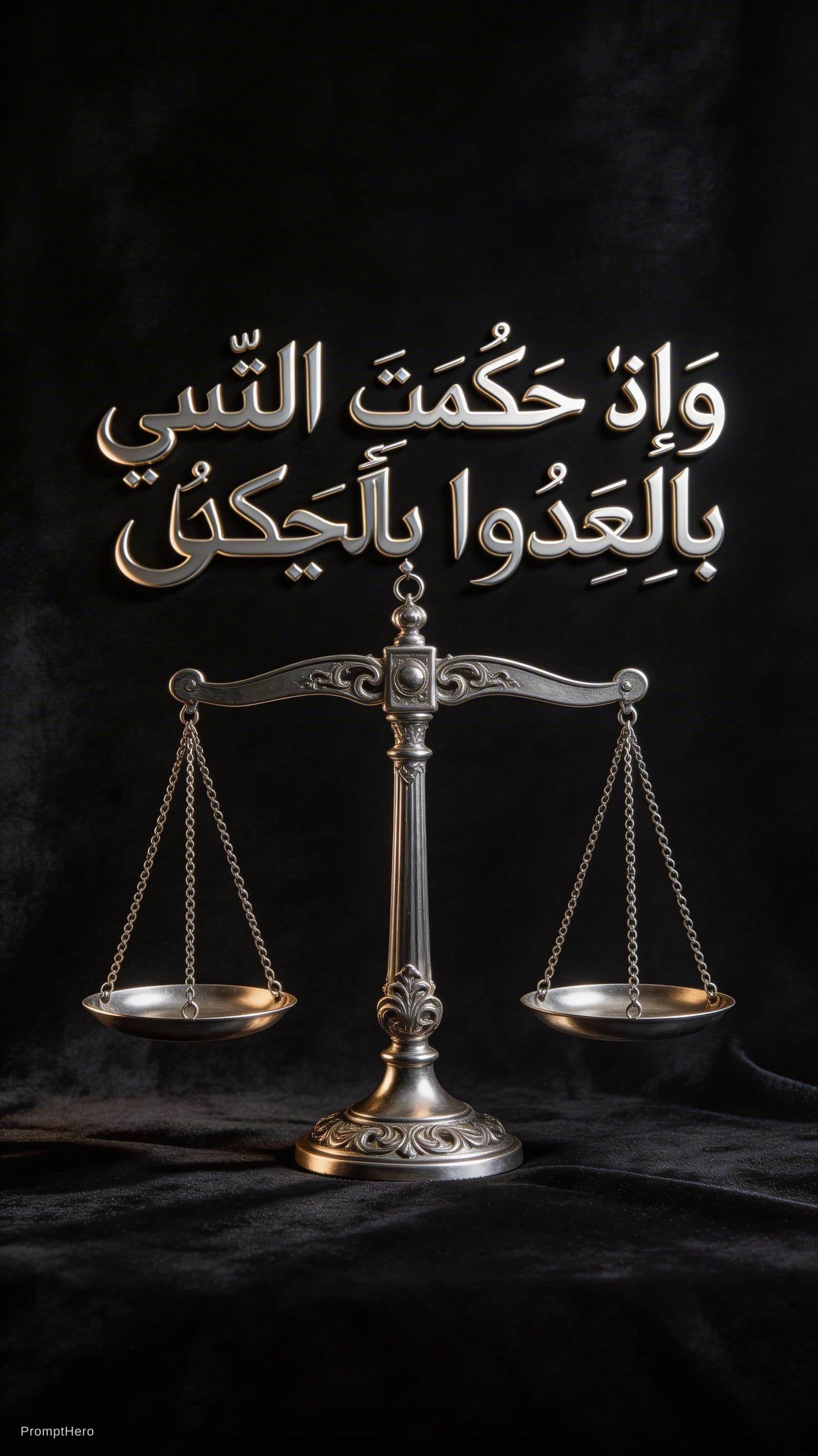 AI generated: A symbolic scale of justice.
Description: A classic, ornate balance scale, the symbol of justice and...