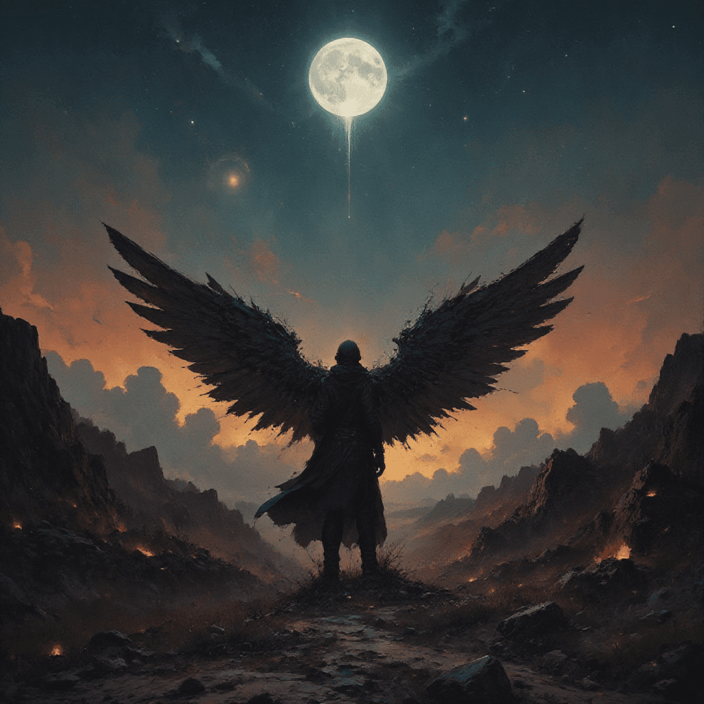 AI generated: Deliverance



Shadows given wings

by sinful moonlight

will haunt you until

nothing rem...
