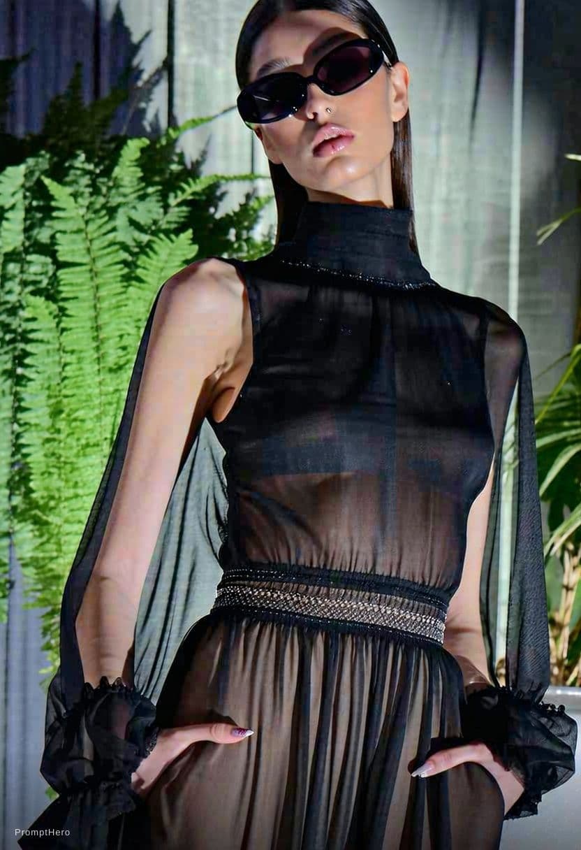 AI generated: Transparent the clothes
