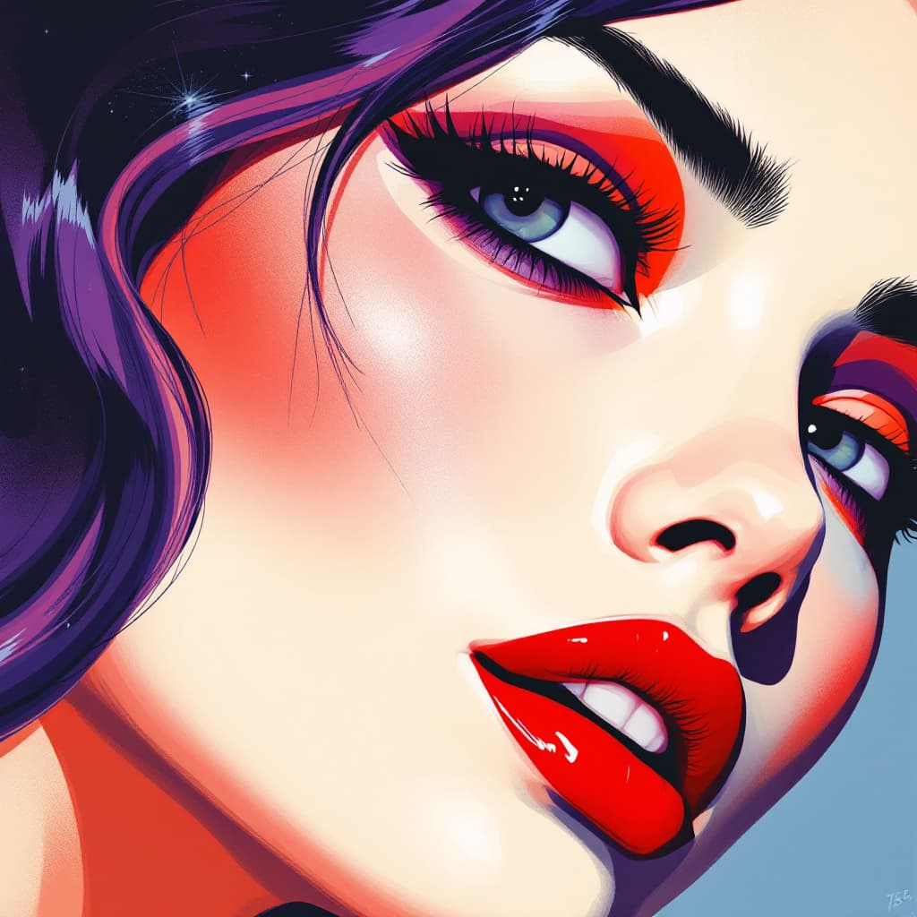 AI generated: illustration reflecting new pop art mixed with art deco art, realism style illustration stylize 750....