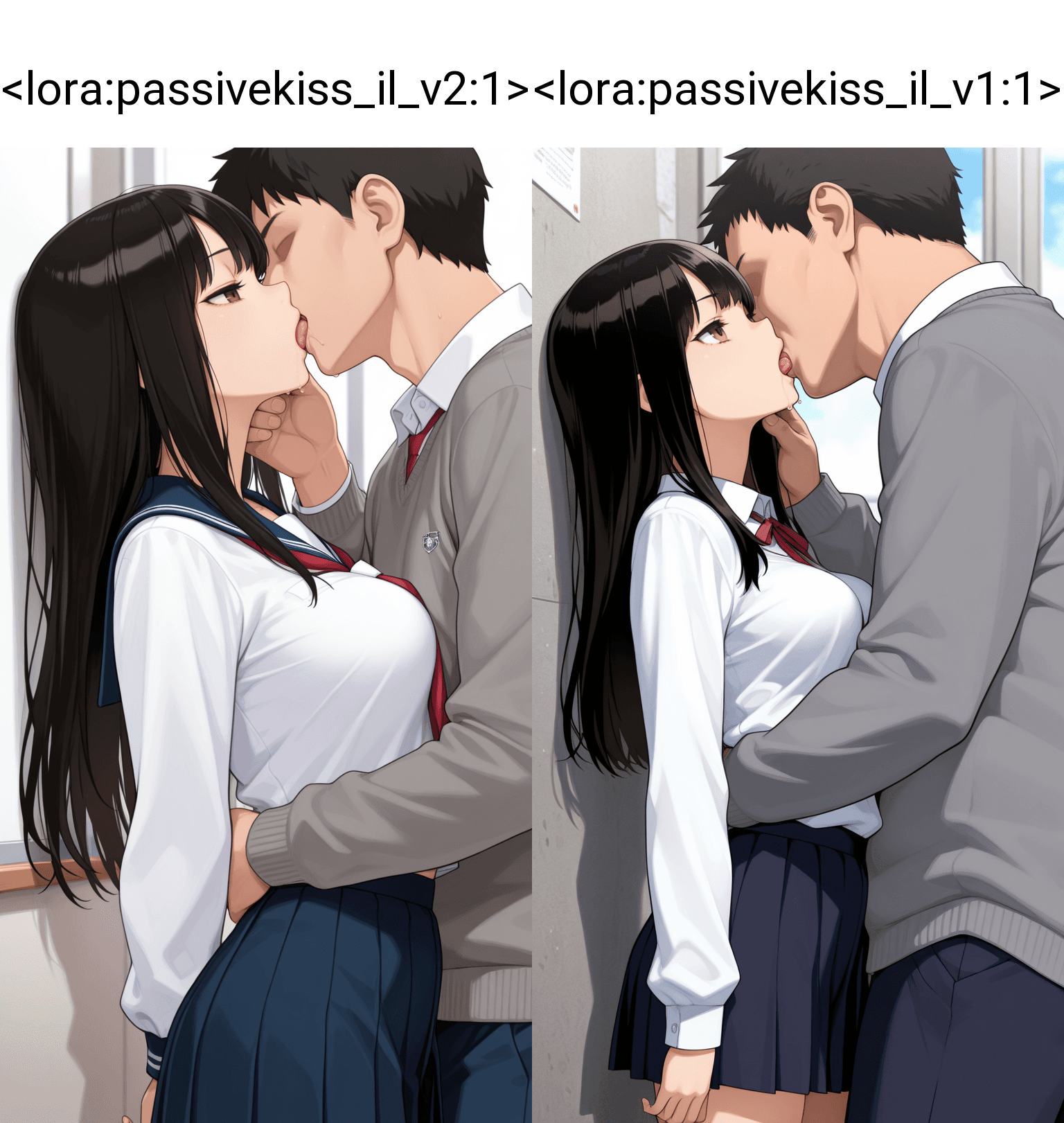 Passive Kiss / 女性が受動的なキス
