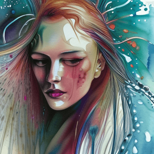 AI generated: redshift style Routermaster, Dripping & Splashing Watercolor, Flowerly, passion, intricate details p...
