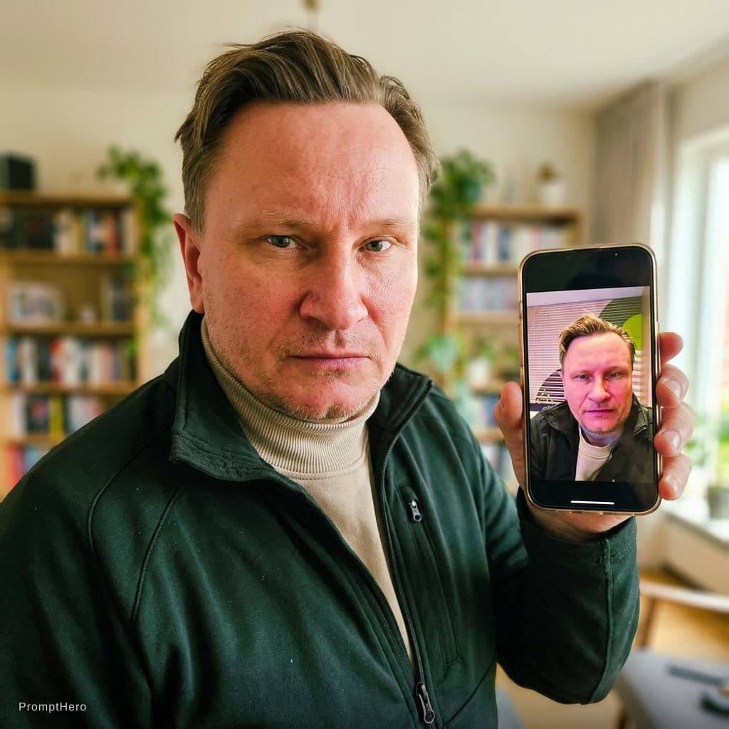 AI generated: 
​A detailed medium-shot photograph, inspired by image_0.png, depicting a man (late 20s) with short,...
