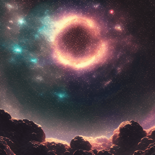 AI generated: a galaxy set against a sea of stars, intricate artwork, octane render, trending on artstation,t symm...