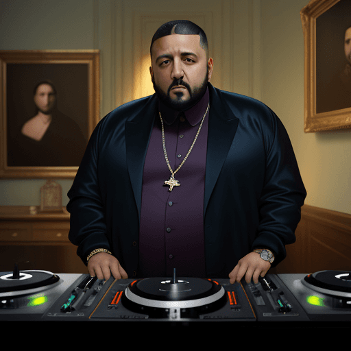 AI generated: DJ khaled in an Edward Hooper painting, nanite rendering