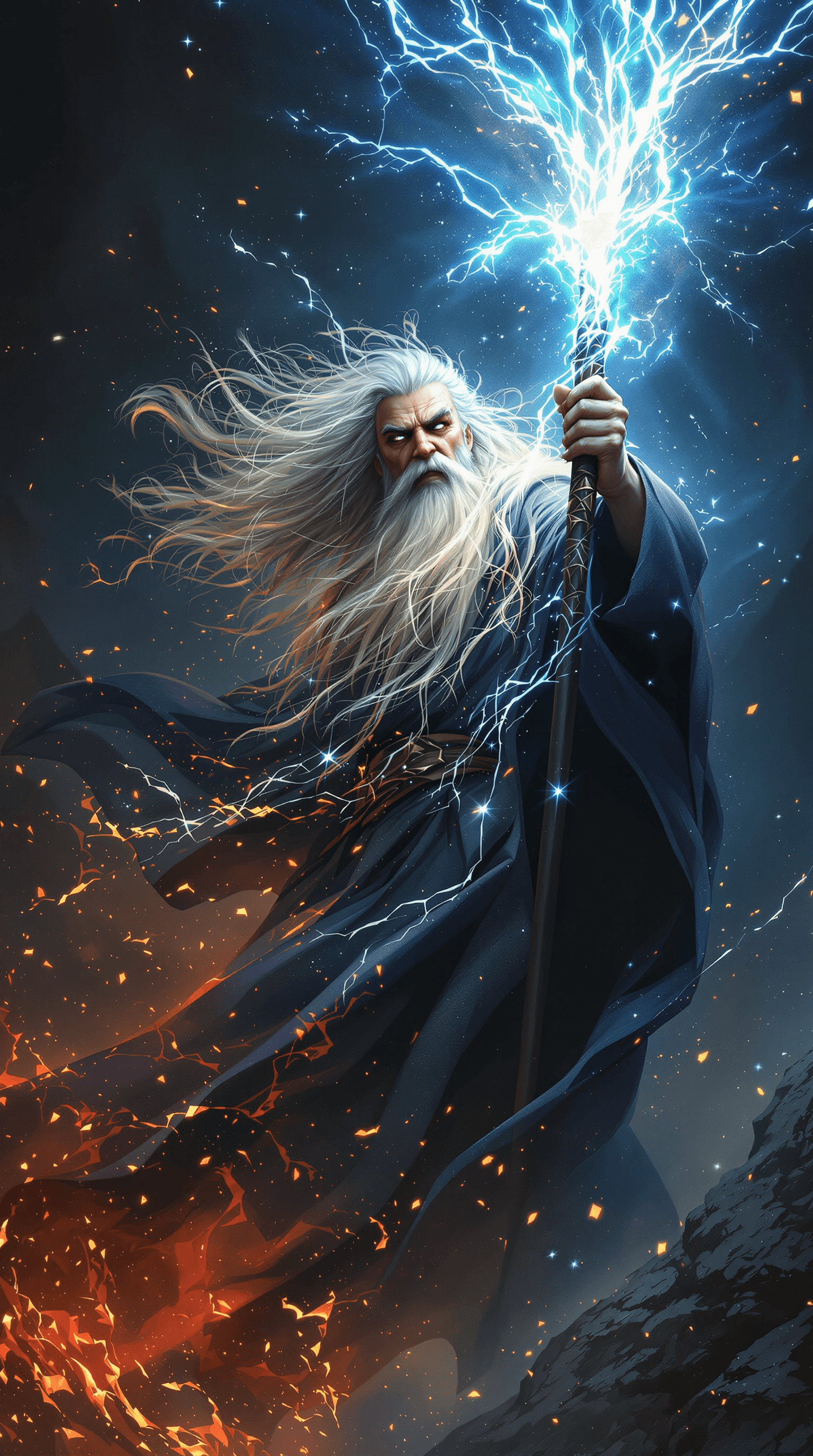 AI generated: prompt
A high-speed, dynamic portrayal of Gandalf the Gray in a moment of mystical grandeur, channel...