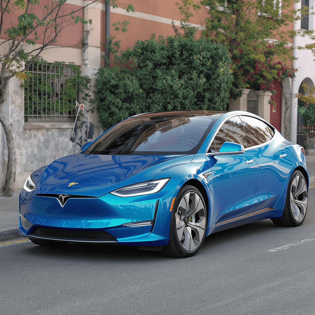 AI generated: electric car