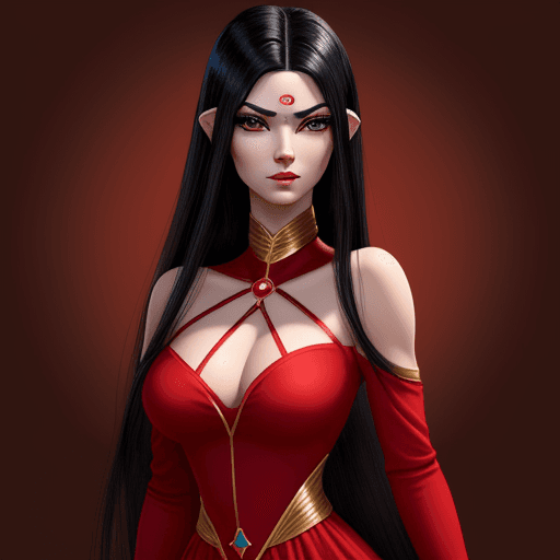 AI generated: Genérate a human female avatar with latín features, the avatar should have large eres with long eyel...