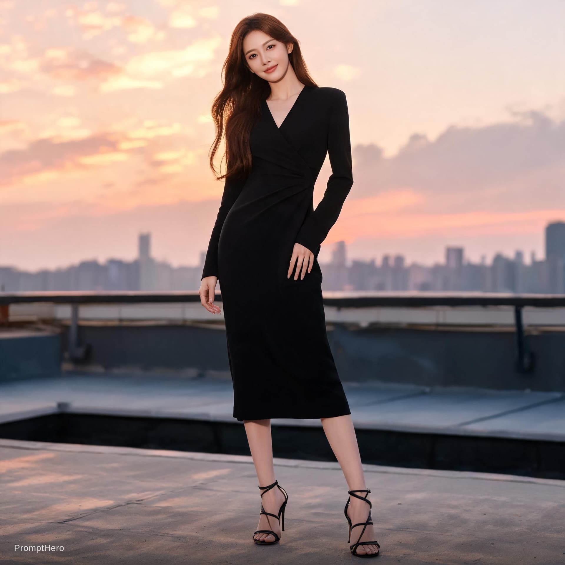 AI generated: Female model 