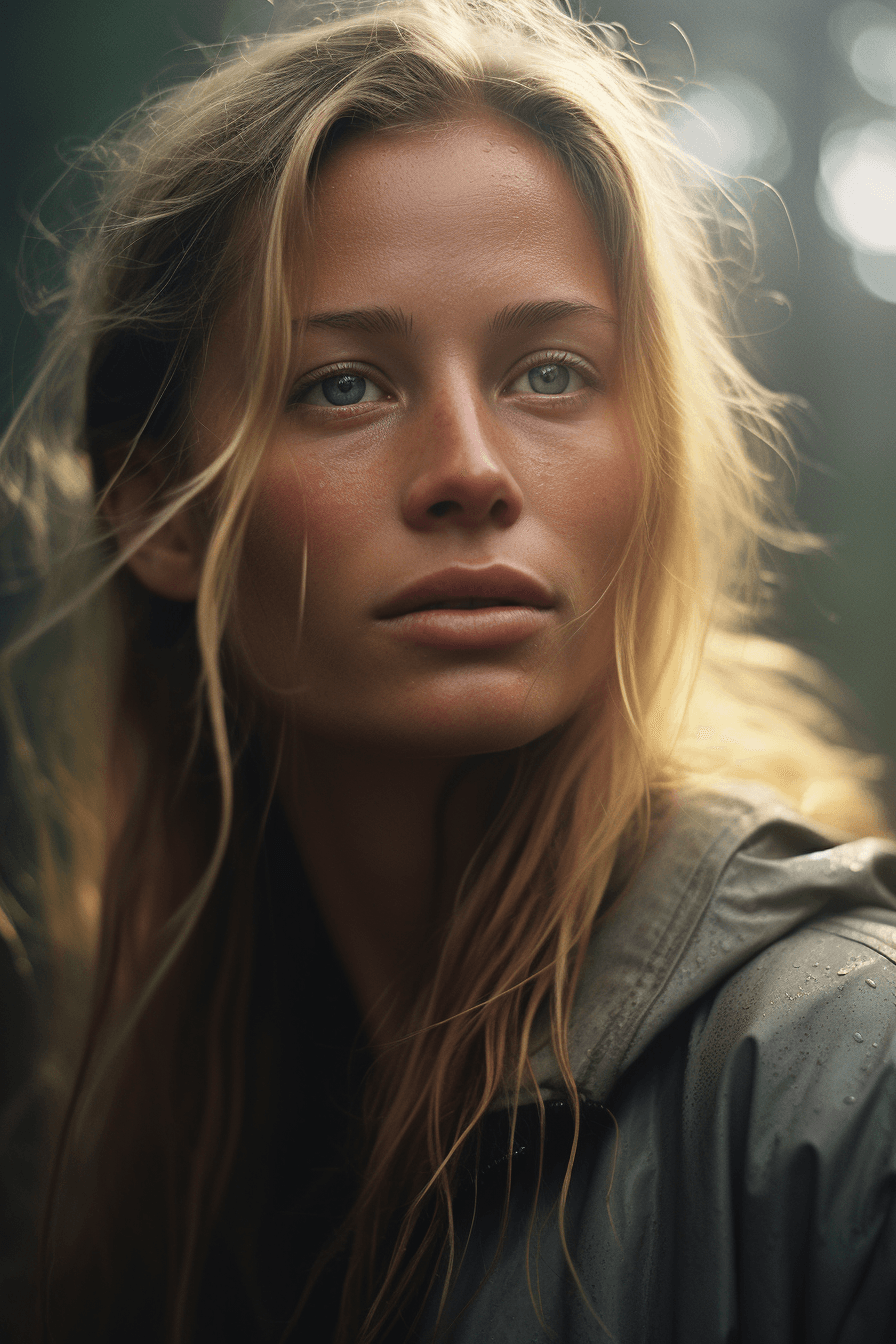 AI generated: smooth, macro, fog, realistic image, close up, eyes, sunrays, reflection, fog, An ultra-realistic im...
