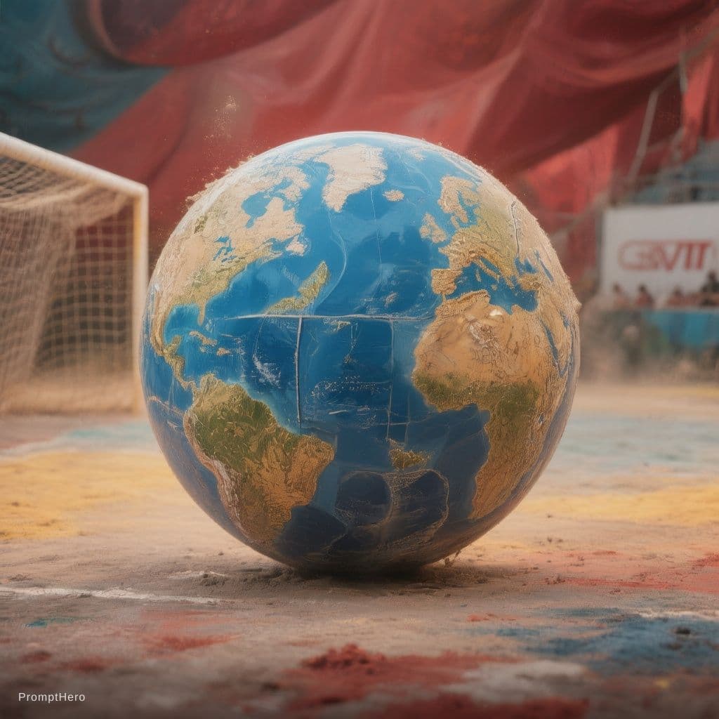 AI generated: World Cup 2026 nails patern 
