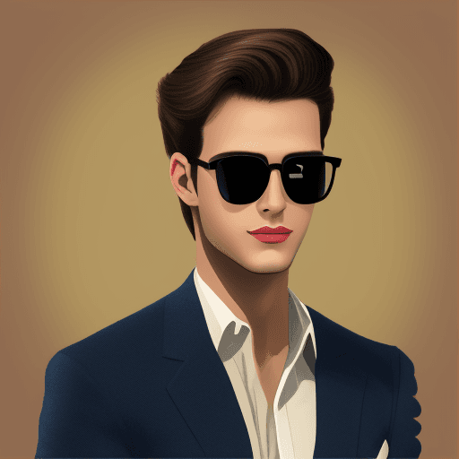 AI generated: ((Best quality)), ((masterpiece)), ((realistic)), A profile picture of a 25-year-old handsome and cl...