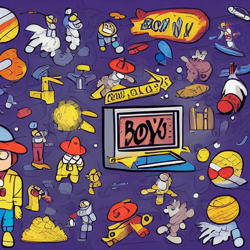 AI generated: comic book strips, storyboard cartoon comic book, color, storyboard comic, storyboard a boy wearing ...