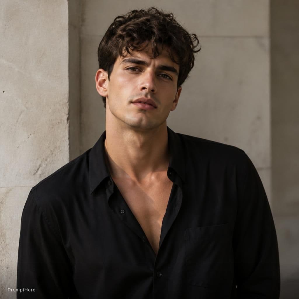 AI generated: Man model