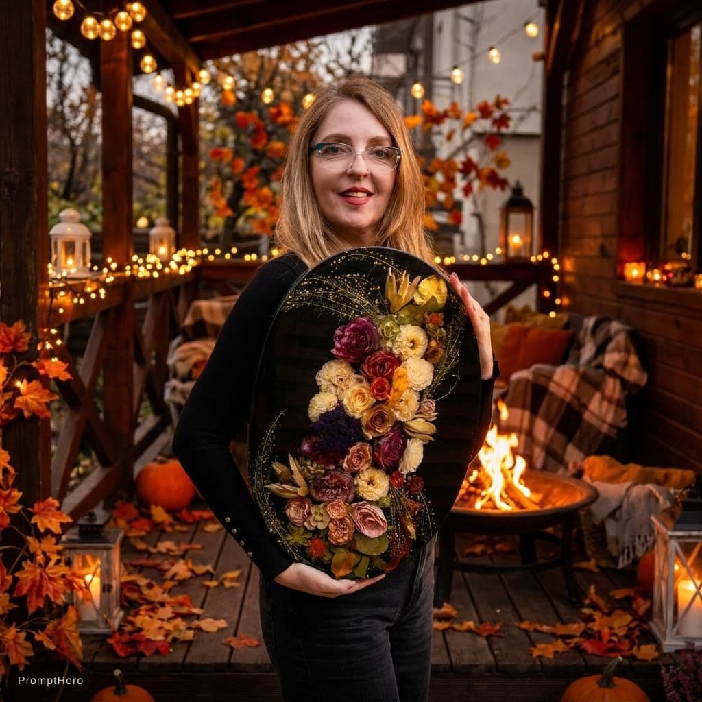 AI generated: Alluring Autumn Glow