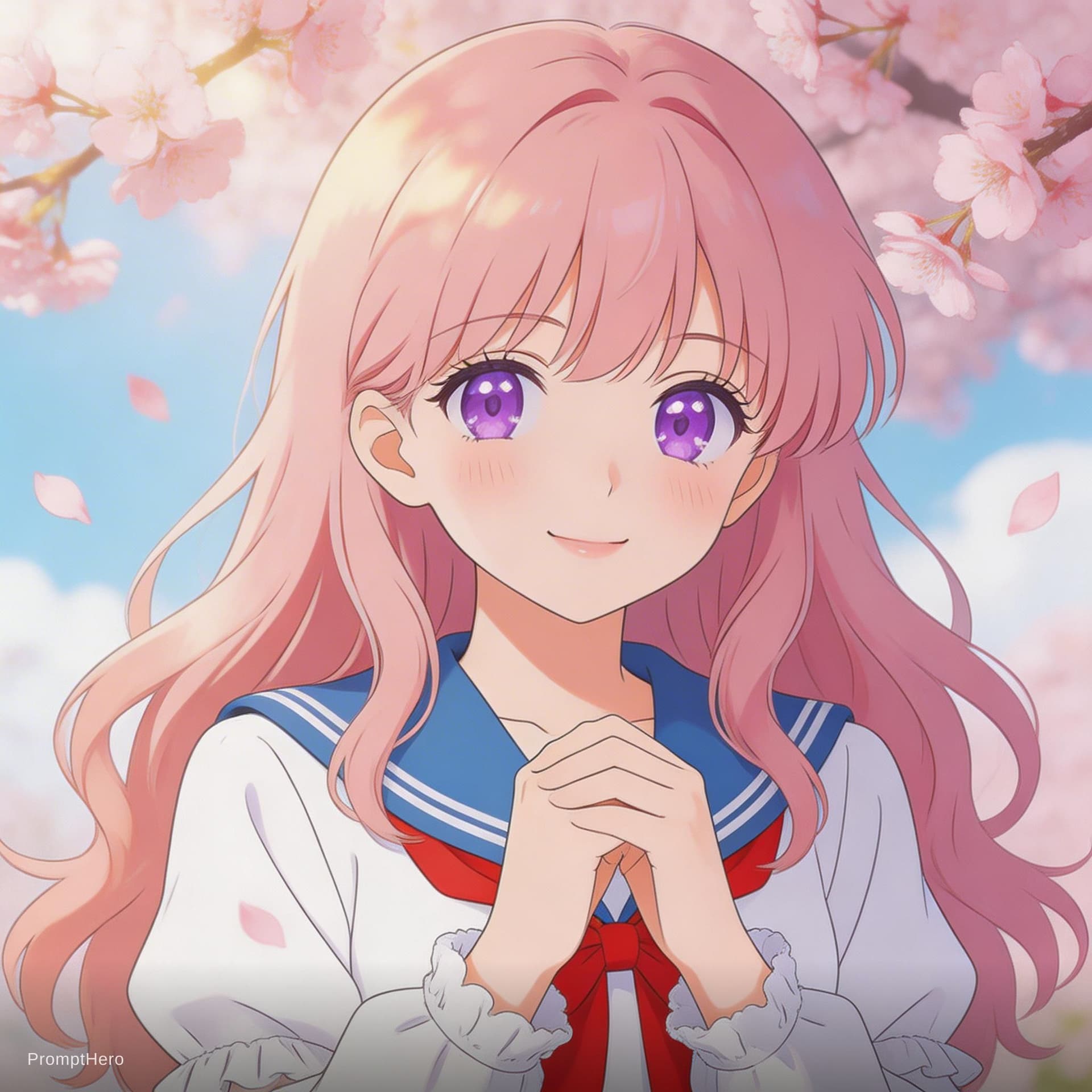 AI generated: Genrate a anime girl 