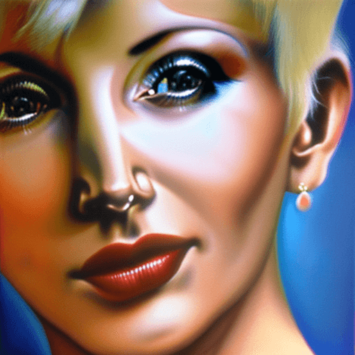 AI generated: Danni ashe, hyper realistic.