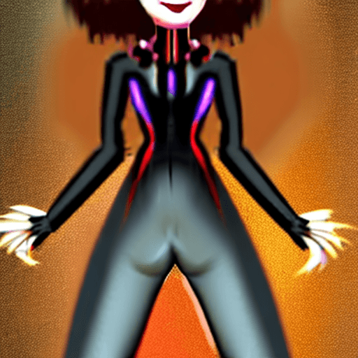 AI generated: An original spider hybrid monster girl character named Salticidae. She is a spidertaur, better known...