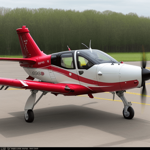 AI generated: socata ST10 aircraft