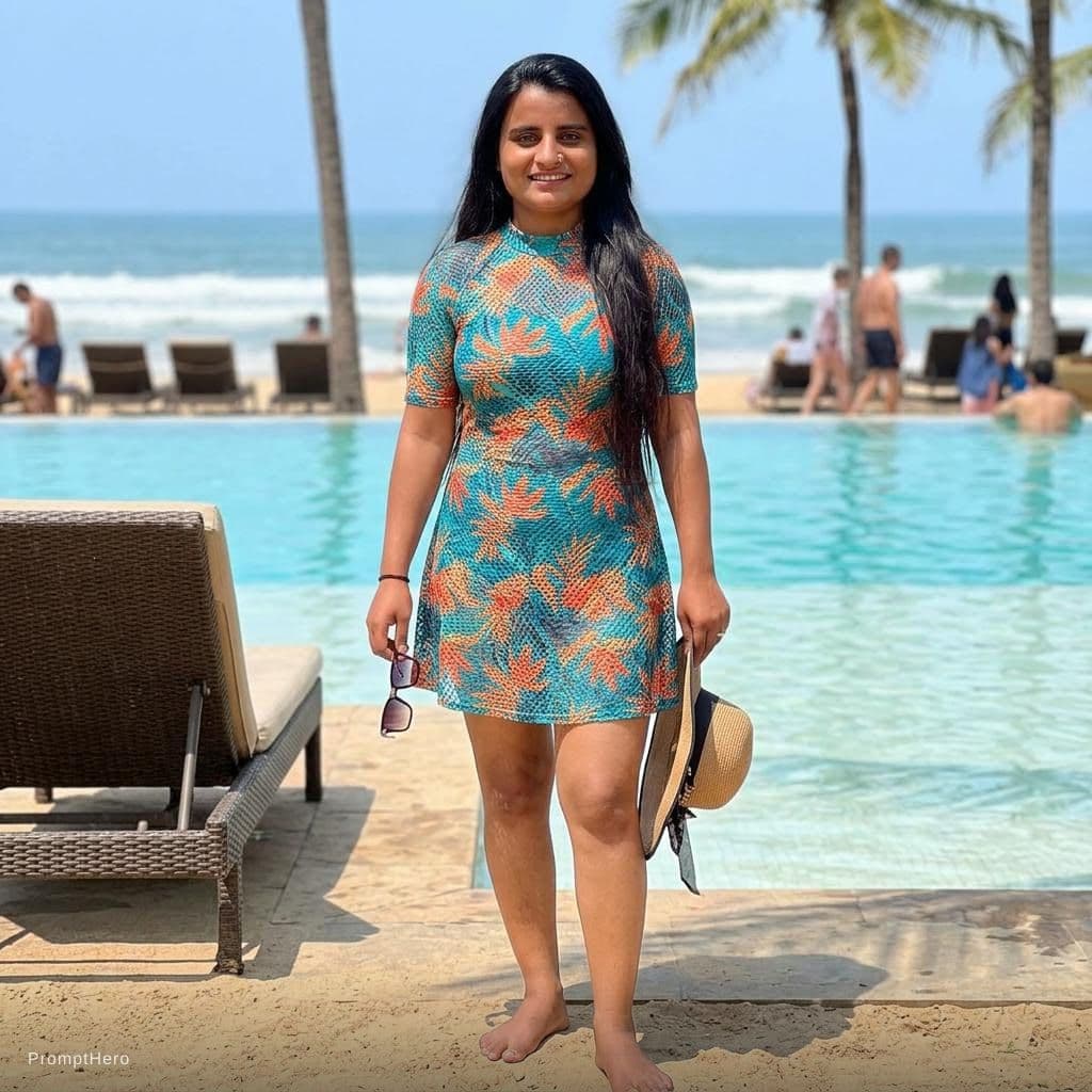 AI generated: Full body bikini 👙 dress full hot
