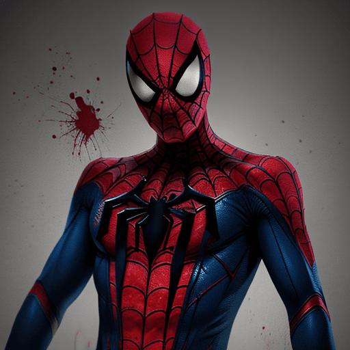 AI generated: zombie spiderman
