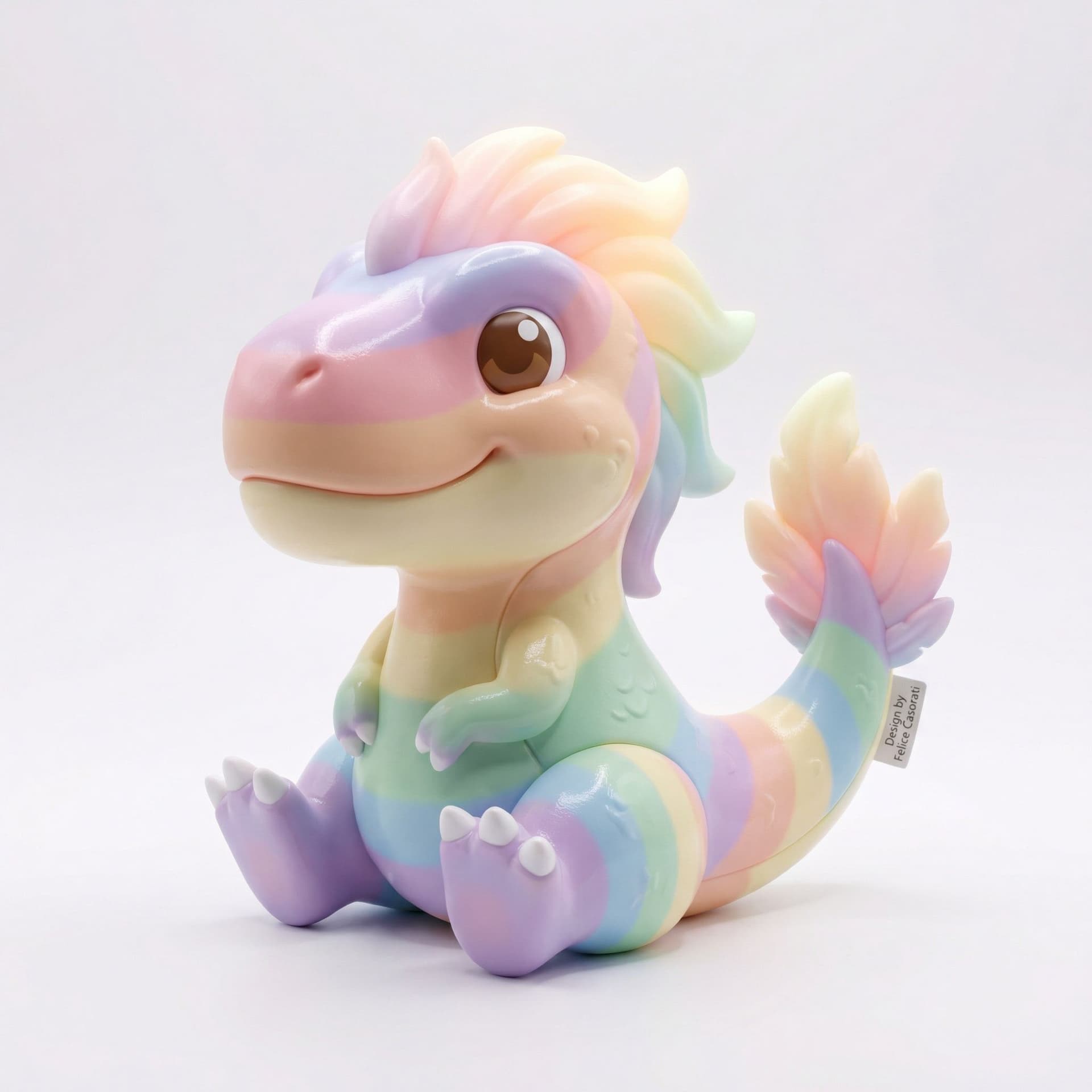 AI generated: ( soft lighting , very detail face ,white background)), 3D model , Nendoroid style, Japanese mascot,...