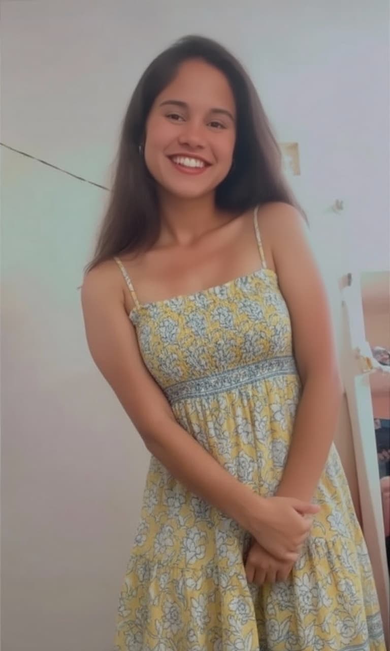 AI generated: Girl making a seductive expression