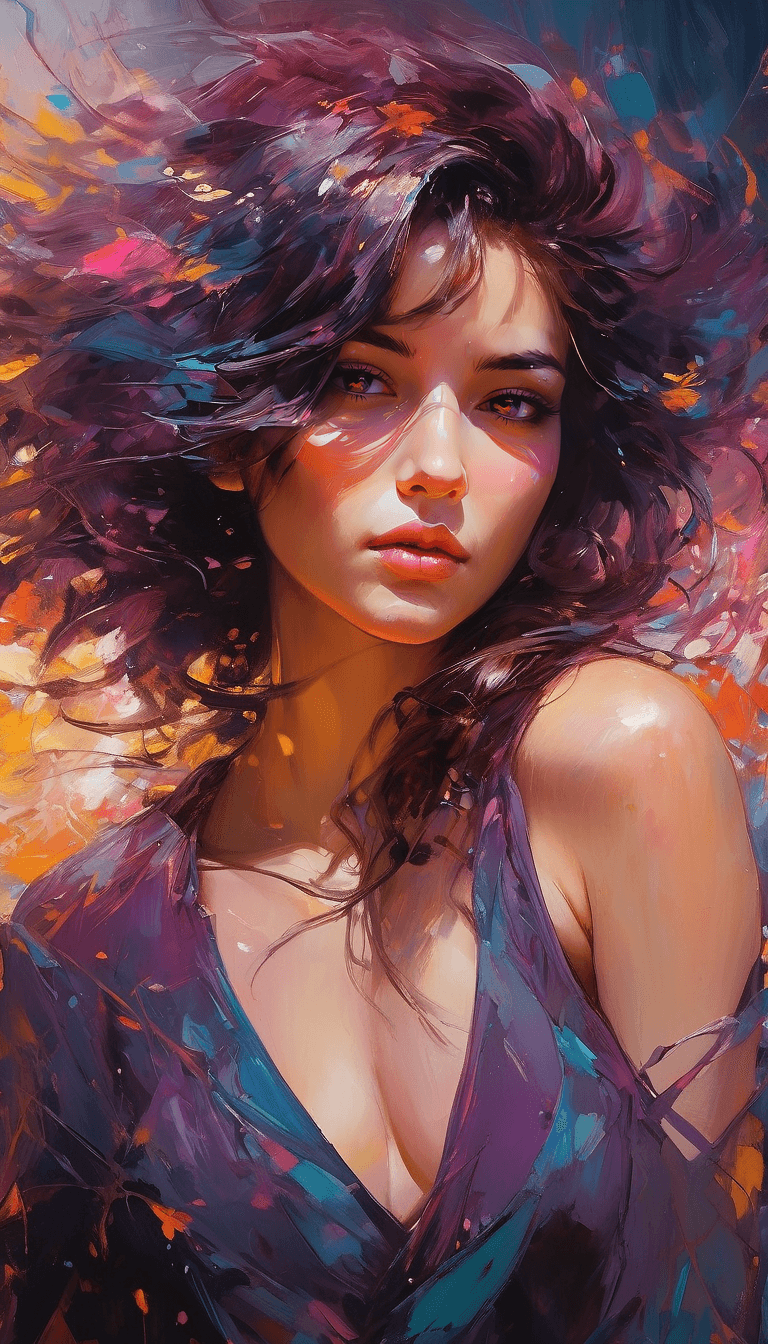 AI generated: Gorgeous girl of summer,  walks in rain, detailed, cinematic, scenic, beautiful, vibrant colors, enh...