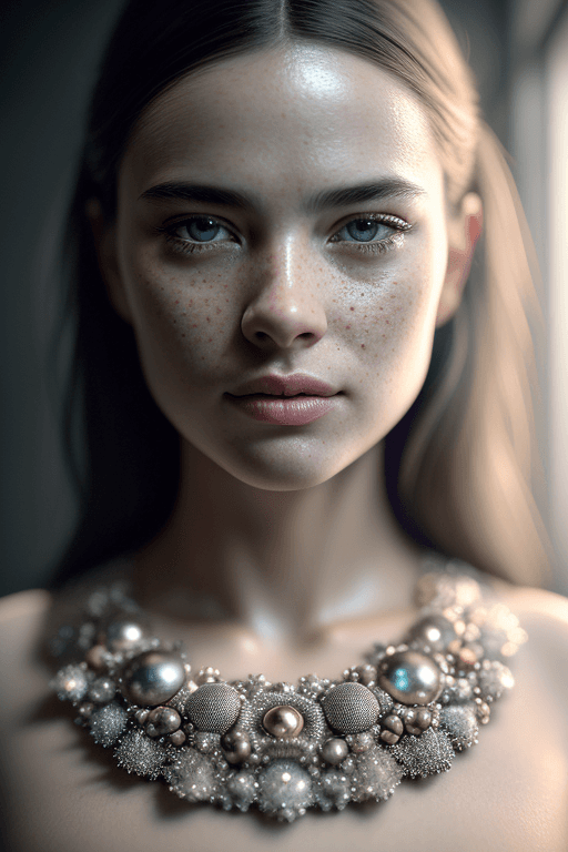 AI generated: instaport style, realistic highly detailed portrait, looking directly at viewer, perfectly centered ...