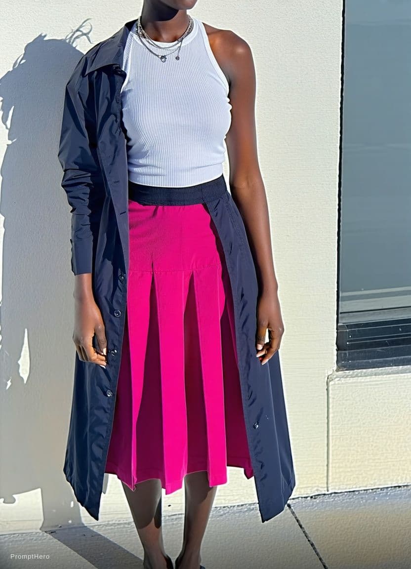 AI generated: she is wearin bra 