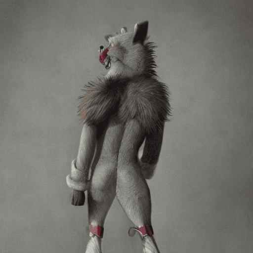 AI generated: digital furry art (ultra sharpened image:1.4) (64k resolution) (iGroom high quality fur textures) be...