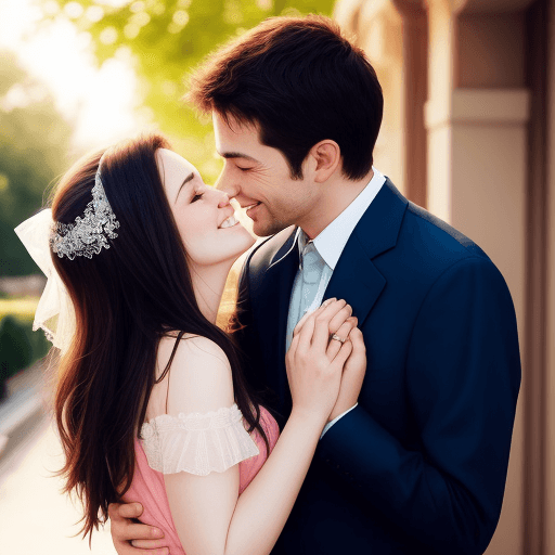AI generated: a couple in love