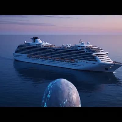 AI generated video: A cinematic, family‑friendly 4K video sequence with an awe‑inspiring, subtly eerie mood (not horror)...