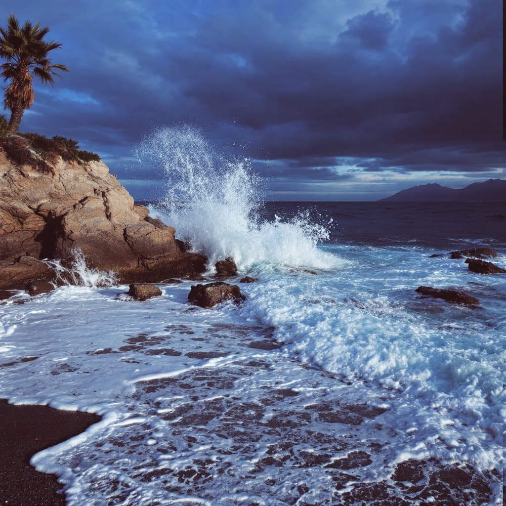 AI generated: el mar pacifico

