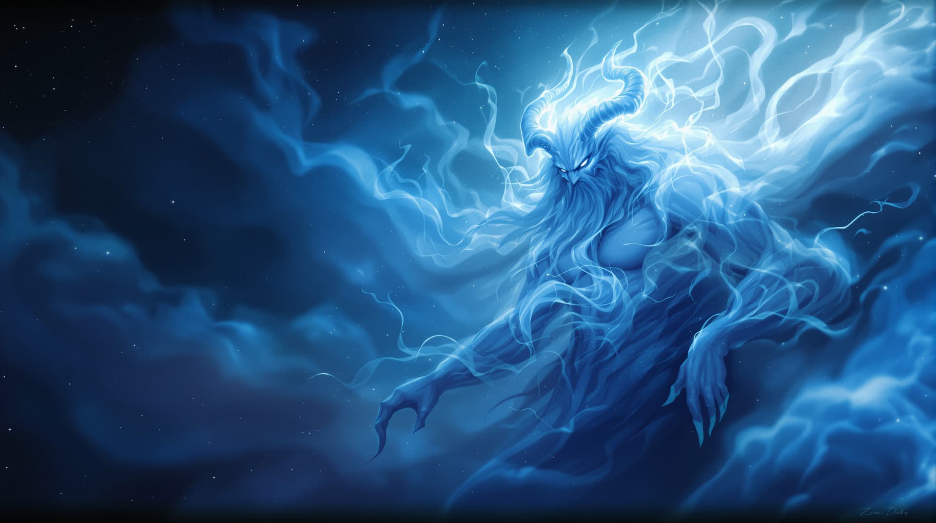 AI generated:  A majestic, the figure evokes ancient wisdom and mythical power, which dominate the scene. With, cu...