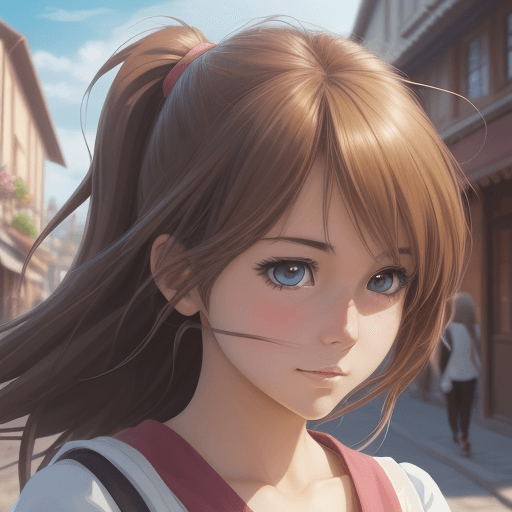 AI generated: (best-quality:0.8),
(best-quality:0.8), perfect anime illustration, extreme closeup portrait of a c...