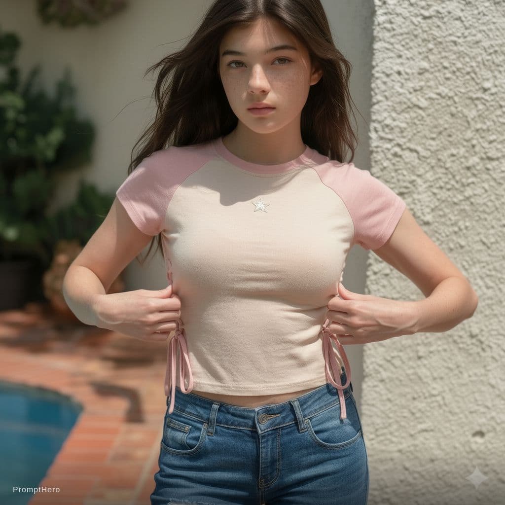 AI generated: She takes out her breasts