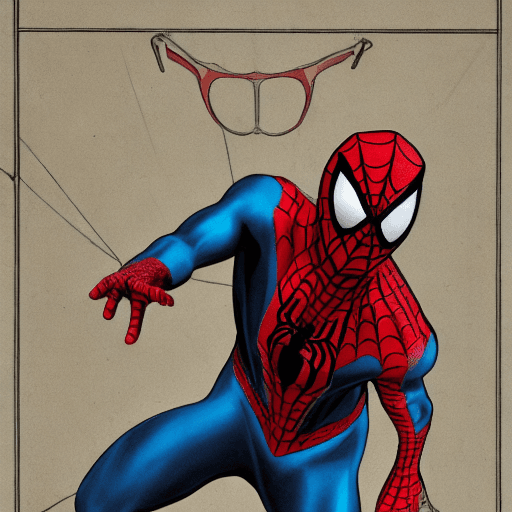 AI generated: spiderman, victorian style, realism, high detail, 8k
