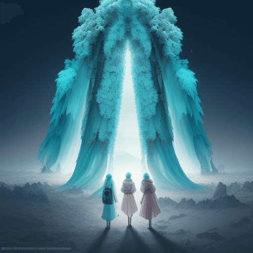 AI generated: Genera un immagine con fondo celeste di persone che fanno stratega insieme