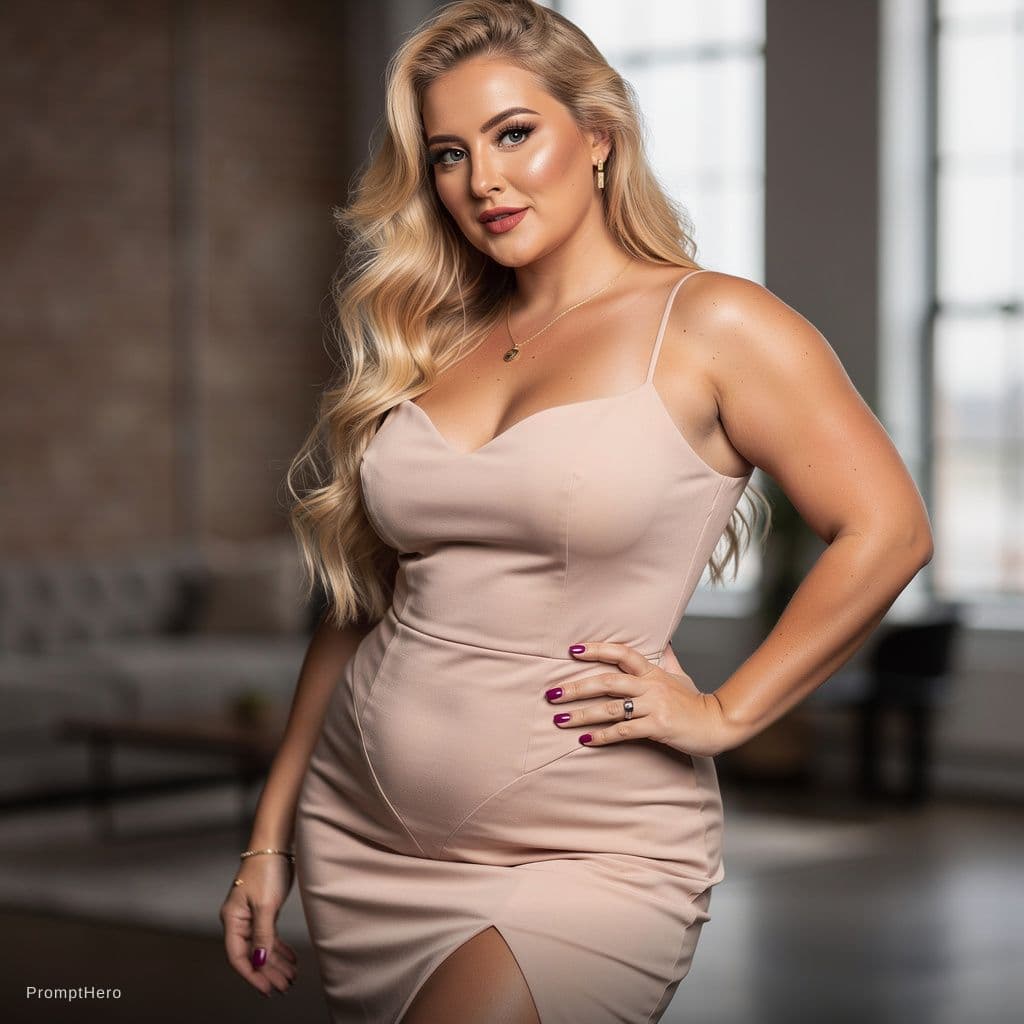 AI generated: Sexy hot big tits ass blonde nude futa
