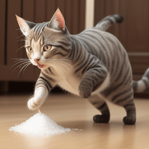 AI generated: gato saltando