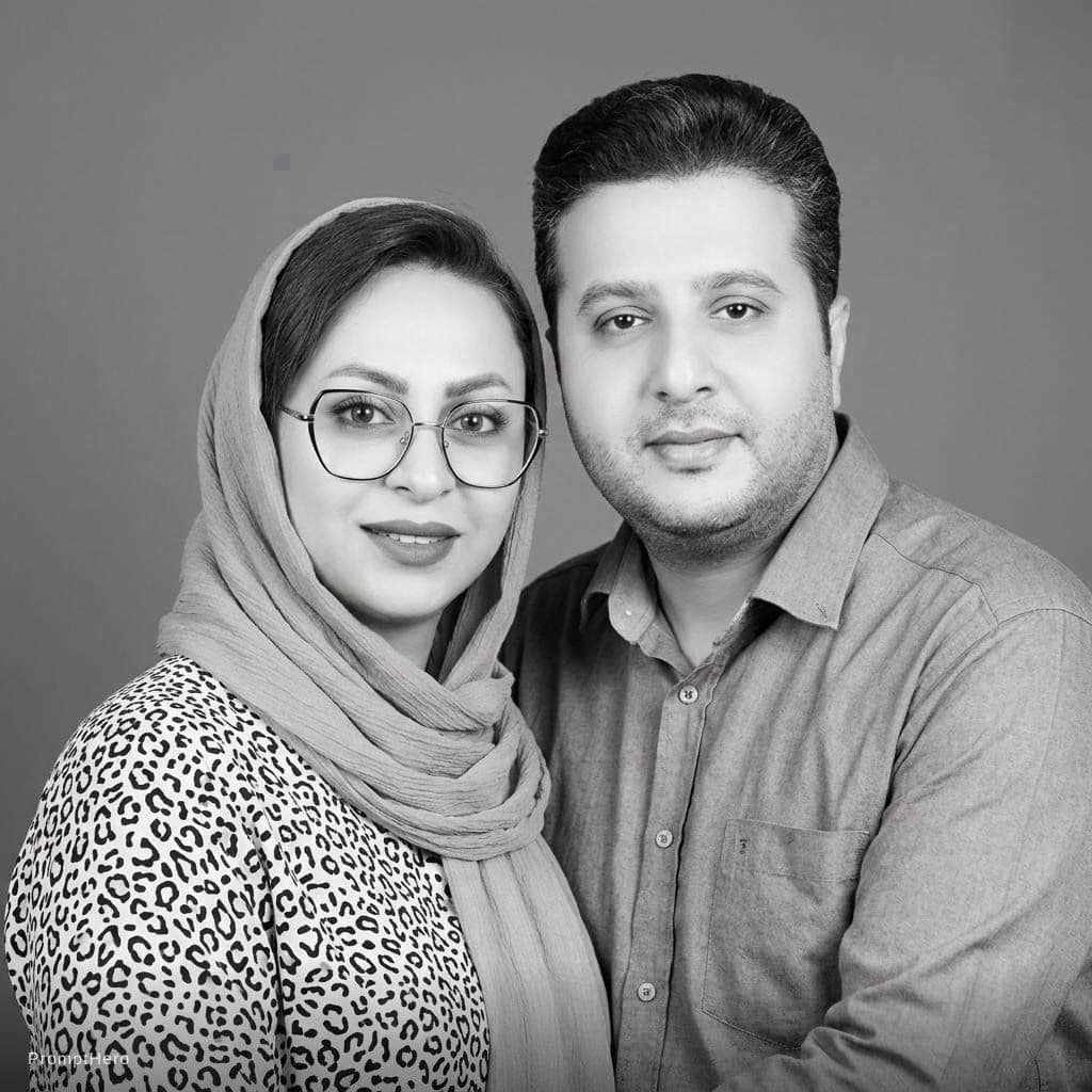 AI generated: پرامپت کاپلی 🖤
Ultra-realistic single integrated couple portrait, vertical 9:16, cinematic black-an...