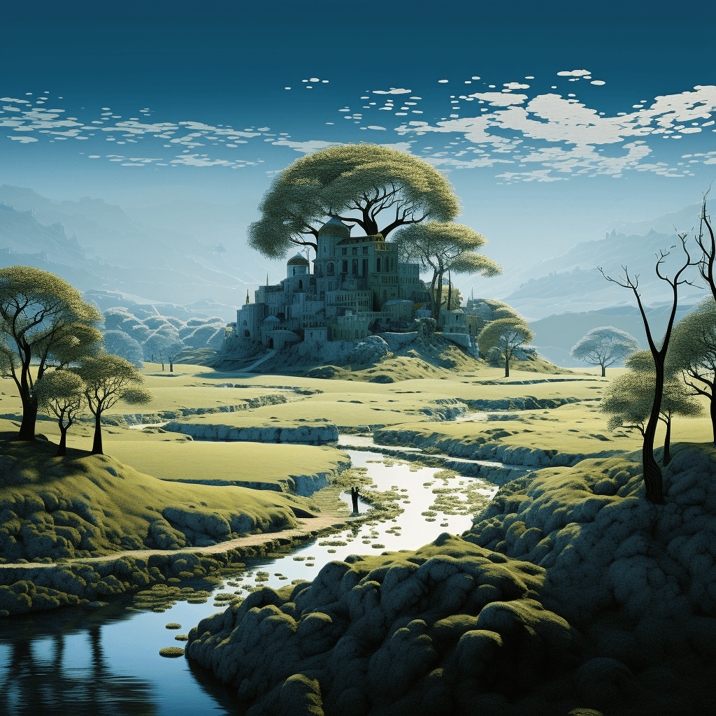 AI generated: magic realism, photograph shot with Kodak Portra 800, a Hasselblad 500C, 55mm f/ 1. 8 lens, extreme ...